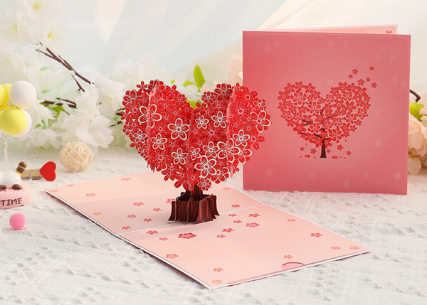 Sakura Love Pop-Up Card